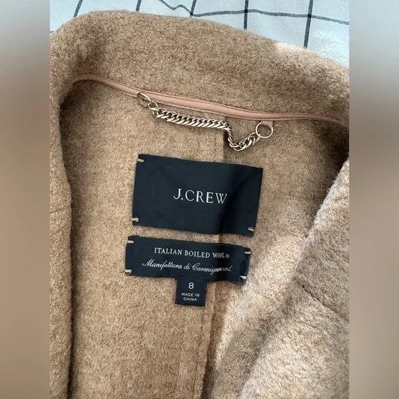 J. CREW DAPHNE TOPCOAT IN ITALIAN BOILED WOOL - Picture 5 of 5